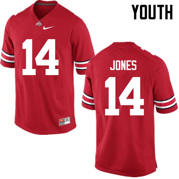 Ohio State Buckeyes #14 Keandre Jones Youth University Jersey Red OSU20167